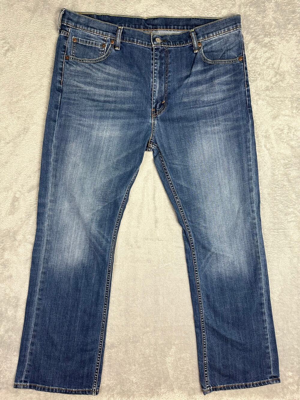 Y2K Levi's 527 Slim Bootcut Denim Jeans 40x32 Medium Wash Low Rise Faded Grunge